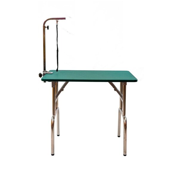 Стол для груминга Toex 90х60хH76 см складной, зеленый