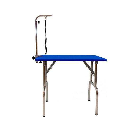 Стол для груминга Toex 120х60хН68 см складной, синий