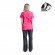 Рубашка Space Groom Pulsar с коротким рукавом, розовая, размер XXL