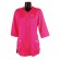 Рубашка на молнии с рукавом 3/4 Tikima Aleria розовая, размер XXXL