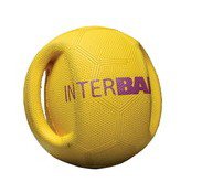 Интерактивный резиновый мяч InterBALL с ручками, 17,5 см