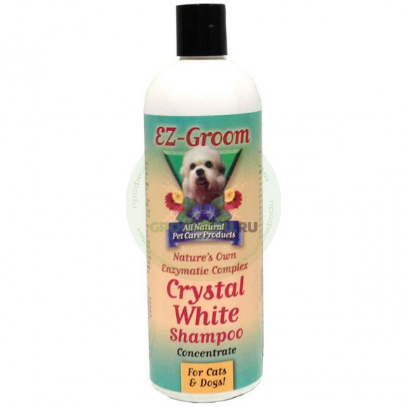 Шампунь EZ Groom Crystal White "Белый кристалл", 473 мл