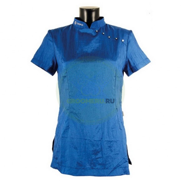Рубашка с коротким рукавом Tikima Elba синяя, размер XL