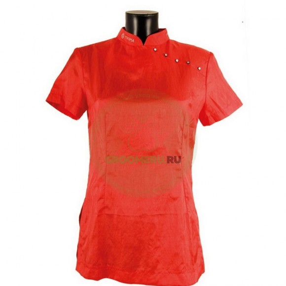 Рубашка с коротким рукавом Tikima Elba красная, размер XXL