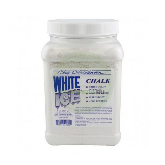 Пудра для шерсти CC Ice Chalk белая, 227 гр