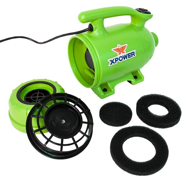 Компрессор XPOWER B-2 с функцией пылесоса, зеленый