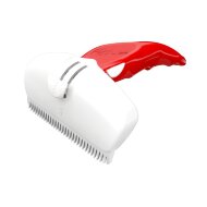 Щетка Foolee Easee для вычесывания подшерстка, размер L, красный