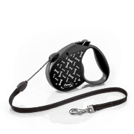 Поводок-рулетка Flexi Standart трос S 5 м 12 кг, черная