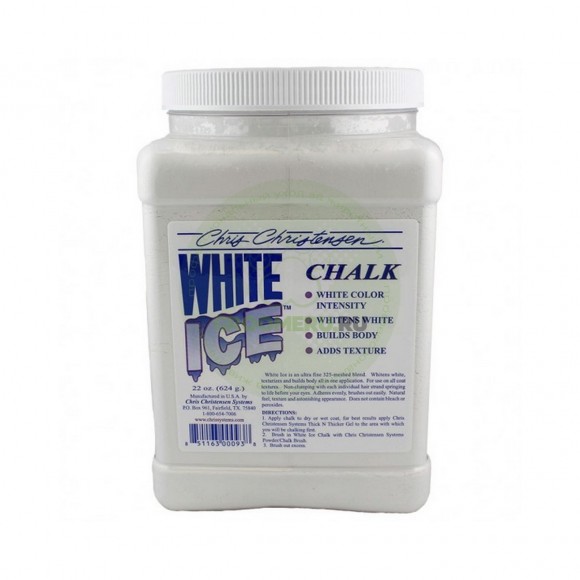 Пудра для шерсти CC Ice Chalk белая, 624 гр