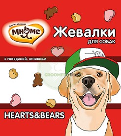 Жевалки для собак Мнямс Tearts&Bears с говядиной и ягненком