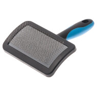 Пуходерка DeLight пластиковая с мягким кордом, средняя