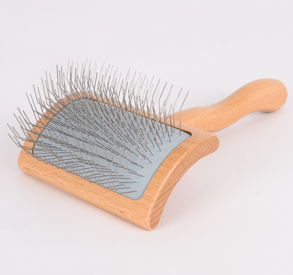 Русская пуходерка Show Tech деревянная с длинными зубцами, маленькая Русская пуходерка Show Tech деревянная с длинными зубцами, маленькая