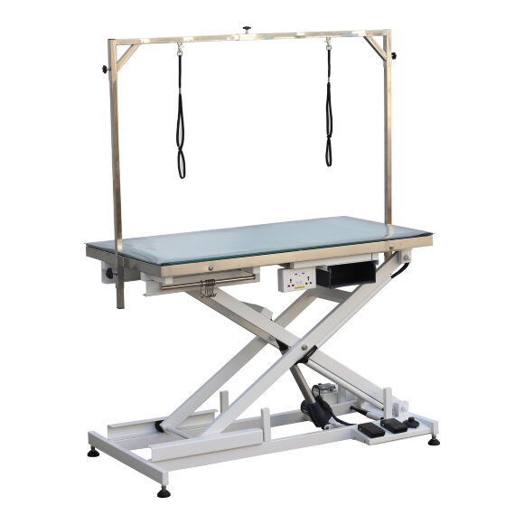 Стол для груминга Toex 125х65хН25-95 см электрический с подсветкой