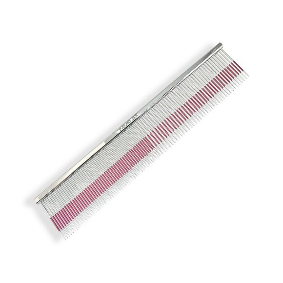 Гребень J&K комбинированный с прорезиненными зубъями, 23 см