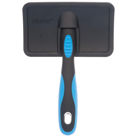 Пуходерка DeLight пластиковая разнозубая, средняя