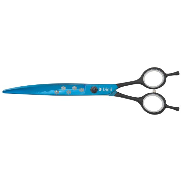 Ножницы изогнутые DIMI с лапками, синие, 7,5 дюймов 