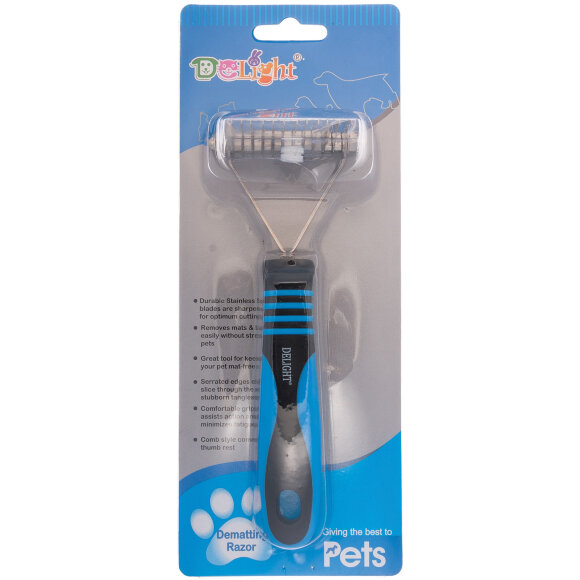 Колтунорез-грабли DeLIGHT на 12 лезвий