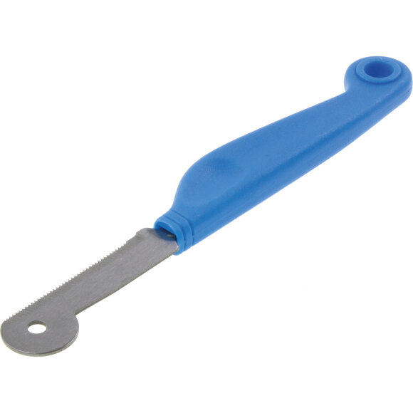 Нож для тримминга DeLight с синей ручкой