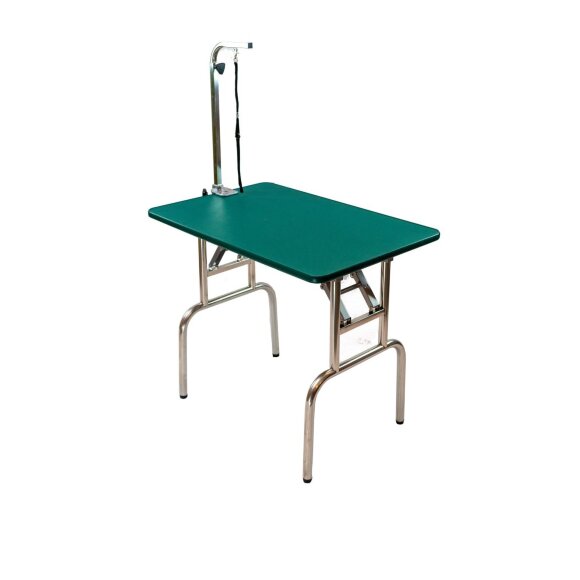 Стол для груминга Toex 90х60хH76 см складной, зеленый Стол для груминга Toex 90х60хH76 см складной, зеленый
