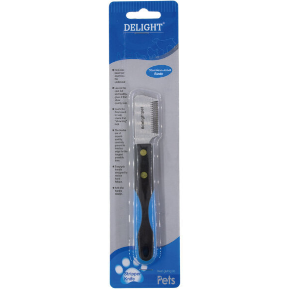 Нож для тримминга DeLight c 18-ю короткими зубцами