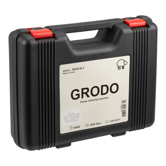 Машинка для стрижки овец GRODO BERLIN2 красная, 500 Ватт Машинка для стрижки овец GRODO BERLIN2 красная, 500 Ватт
