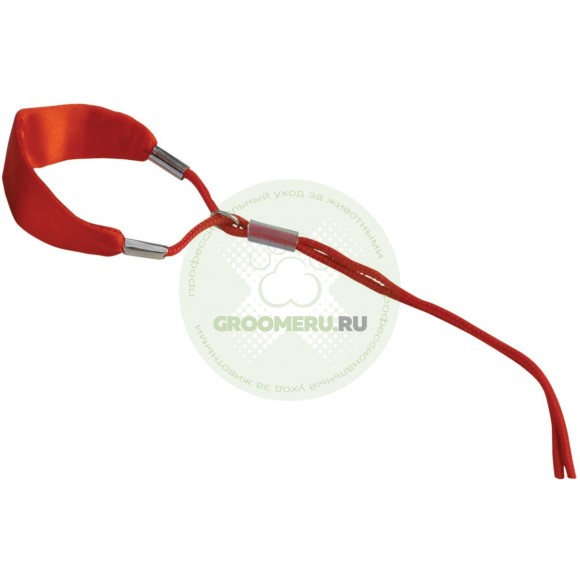 Ринговка нейлоновая Show Tech с подкладкой под шею 3 мм/150 см, красная