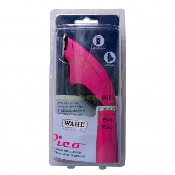 Триммер Wahl Pico на батарейках, розовый