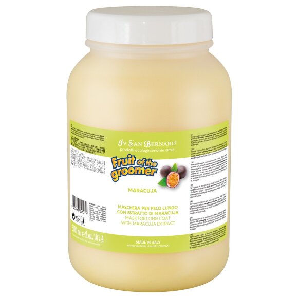 Восстанавливающая маска ISB 'Маракуйя' с протеинами для длинной шерсти, 3 л