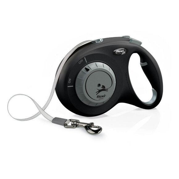 Поводок-рулетка Flexi Select лента 0-7м 25 кг, черная