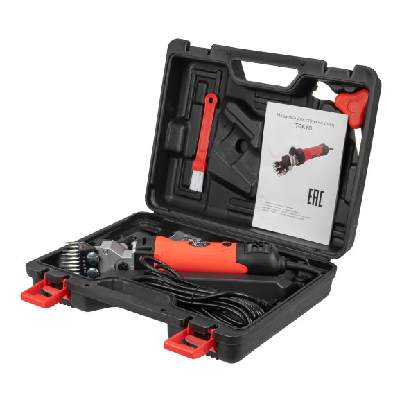 Машинка GRODO TOKYO 600 Ватт для стрижки овец, красная