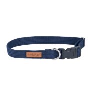 Oшейник регулируемый AmiPlay Cotton синий, размер XL