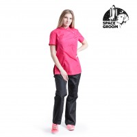 Рубашка Space Groom Pulsar с коротким рукавом, розовая, размер S
