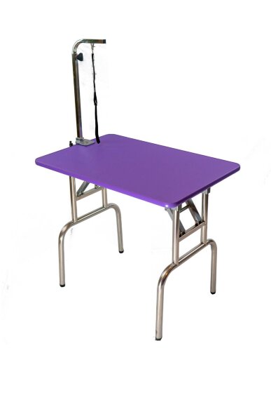 Стол для груминга Toex 120х60хН68 см складной, фиолетовый Стол для груминга Toex 120х60хН68 см складной, фиолетовый