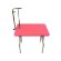 Стол для груминга Toex 120х60хН68 см складной, розовый