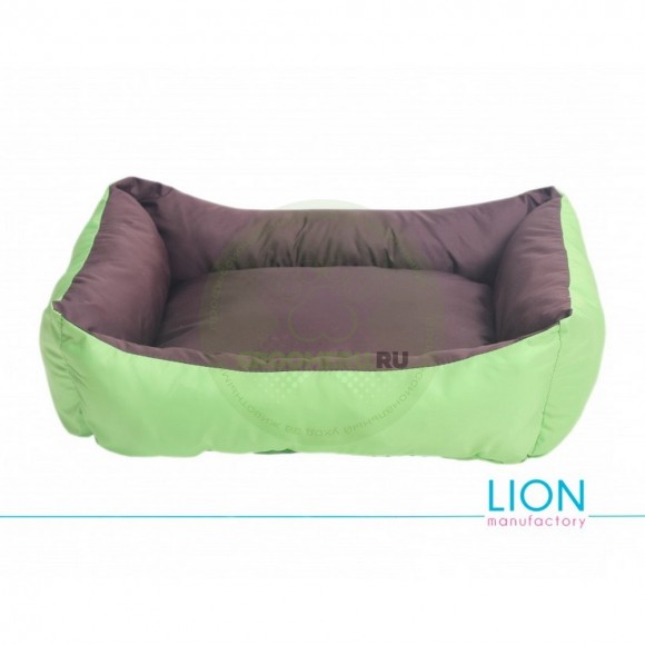 Лежанка Lion Уют зеленая, размер 57х48 см