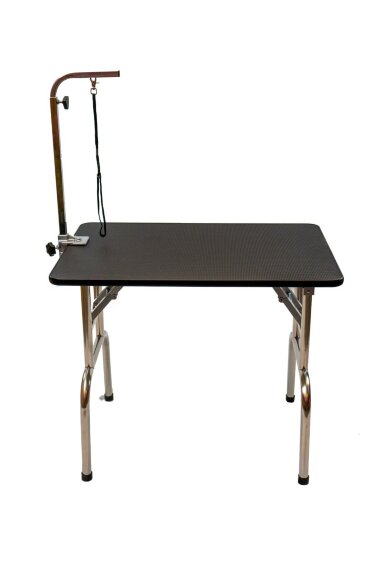 Стол для груминга Toex 75х47хH82 см складной, черный
