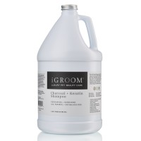 Шампунь iGroom Charcoal+Keratin для детоксикации и питания, 3,8 л