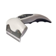 Дешеддер Foolee One белый для вычесывания подшерстка, размер M 