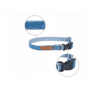 Ошейник регулируемый AmiPlay Denim голубой, размер S