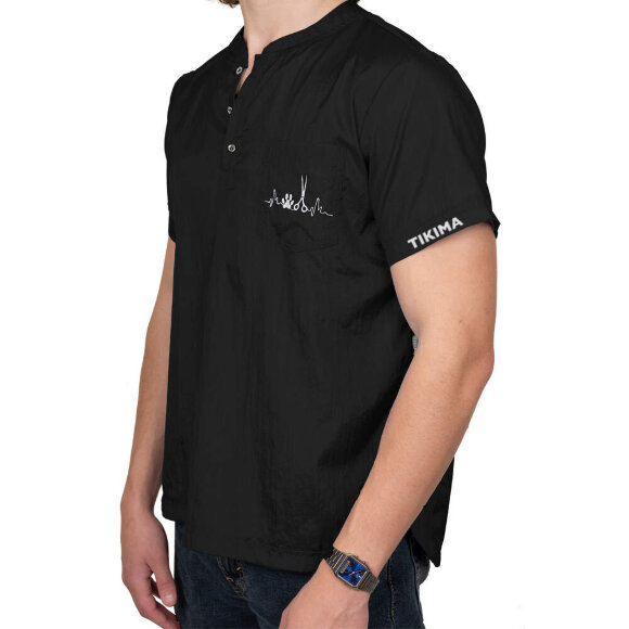 Рубашка грумера Tikima Figari черная, XXL