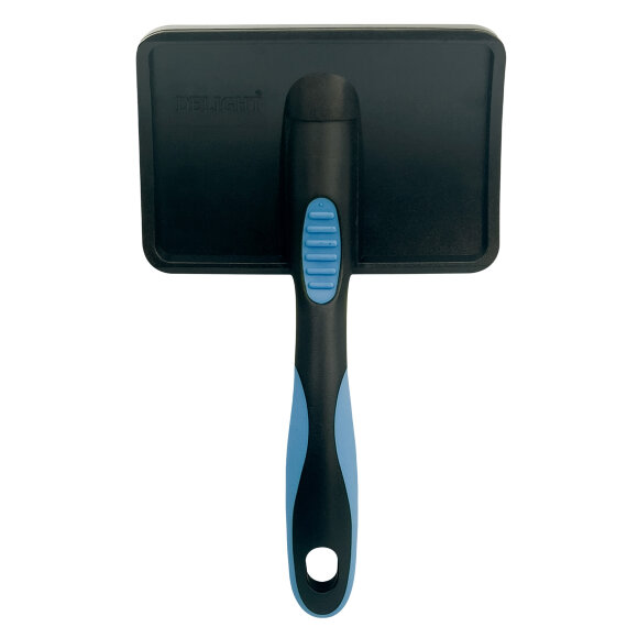 Щетка DeLIGHT резиновая массажная с длинным зубом, большая