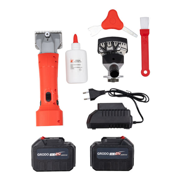 Машинка для стрижки лошадей GRODO Wellington Horse с 2 аккумуляторами Машинка для стрижки лошадей GRODO Wellington Horse с 2 аккумуляторами