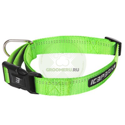 Ошейник IcePeak неоновый winner basic collar, цвет зеленый, размер XS