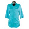 Рубашка на молнии с рукавом 3/4 Tikima Aleria голубая, размер L