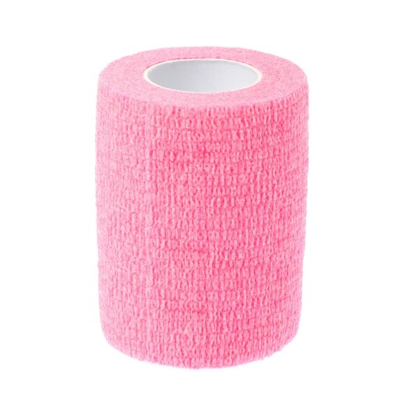 Ветеринарный эластичный бинт GRODO 7,5см х 4,5м, розовый Ветеринарный эластичный бинт GRODO 7,5см х 4,5м, розовый