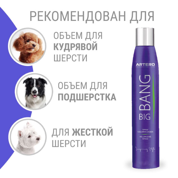 Спрей Artero BIG BANG для придания объема, 300 мл
