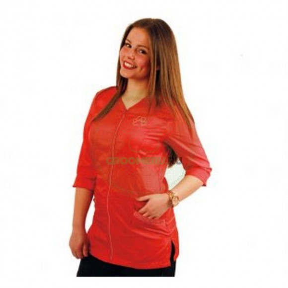 Рубашка на молнии с рукавом 3/4 Tikima Aleria оранжевая, размер L