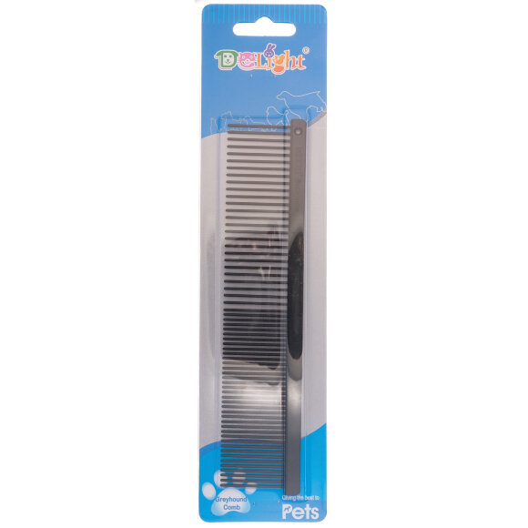Расчёска DeLIGHT с тефлоновым антистатическим напылением и длинными зубьями, 19 см Расчёска DeLIGHT с тефлоновым антистатическим напылением и длинными зубьями, 19 см