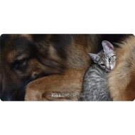 Коврик для стола Toex 120х60 см кот с собачкой