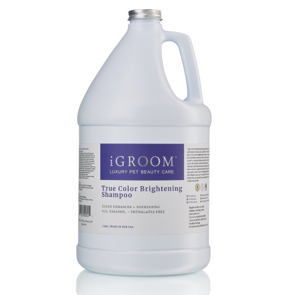 Шампунь iGroom True Color Brightening оттеночный, 3,8 л